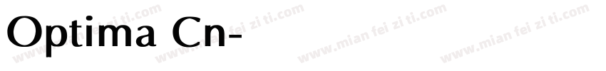 Optima Cn字体转换
